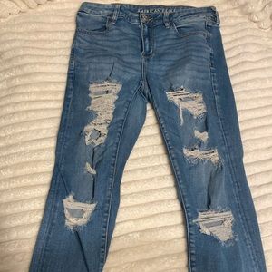 American Eagle Ripped Jeggings